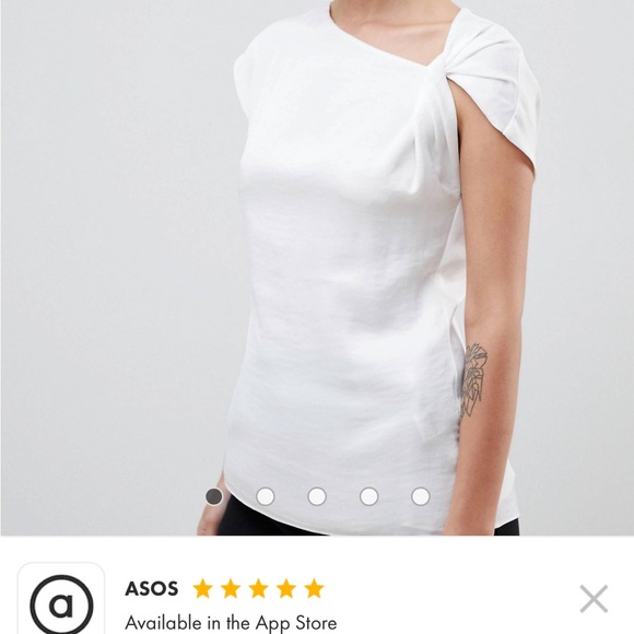 Black Reiss top - NEW WITH TAGS ON - Picture 5 of 6